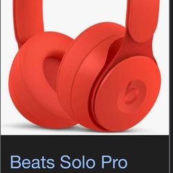 Beats Solo Pro 3 New (red) Active Noise Cancellation 