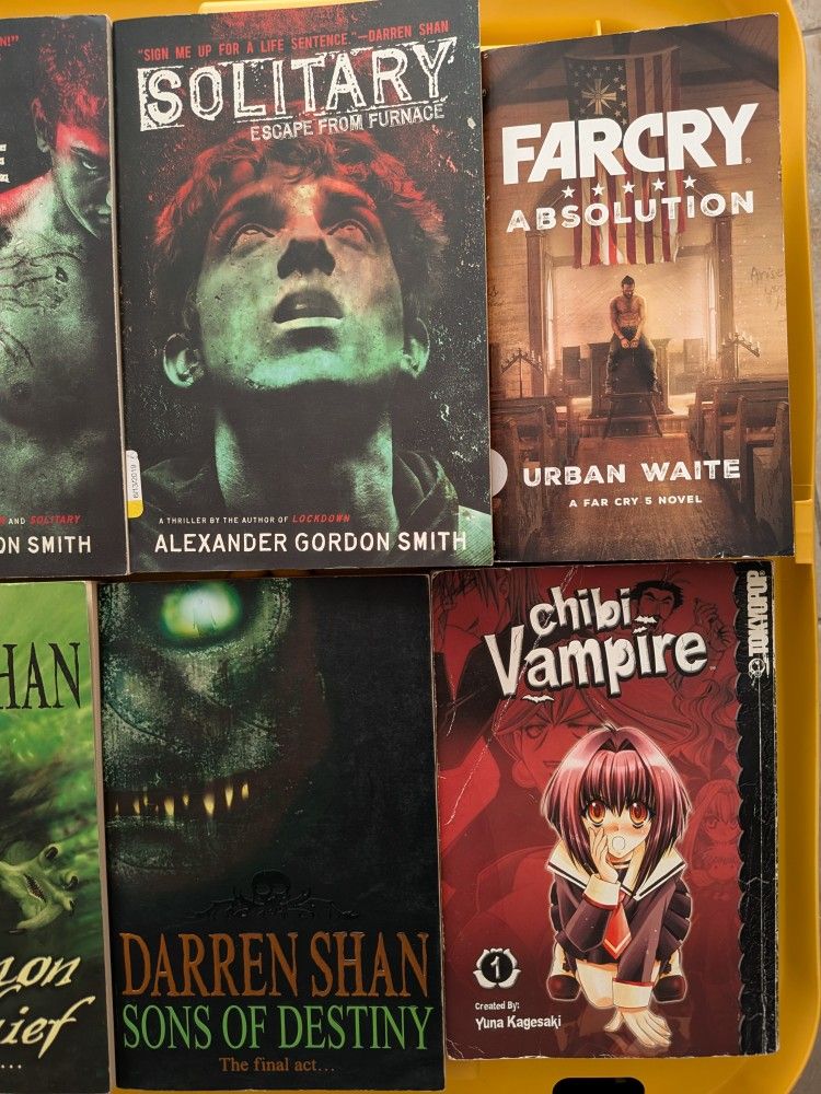 Lot Of 18 Horror Inspired Books + Harry Potter Dual Book