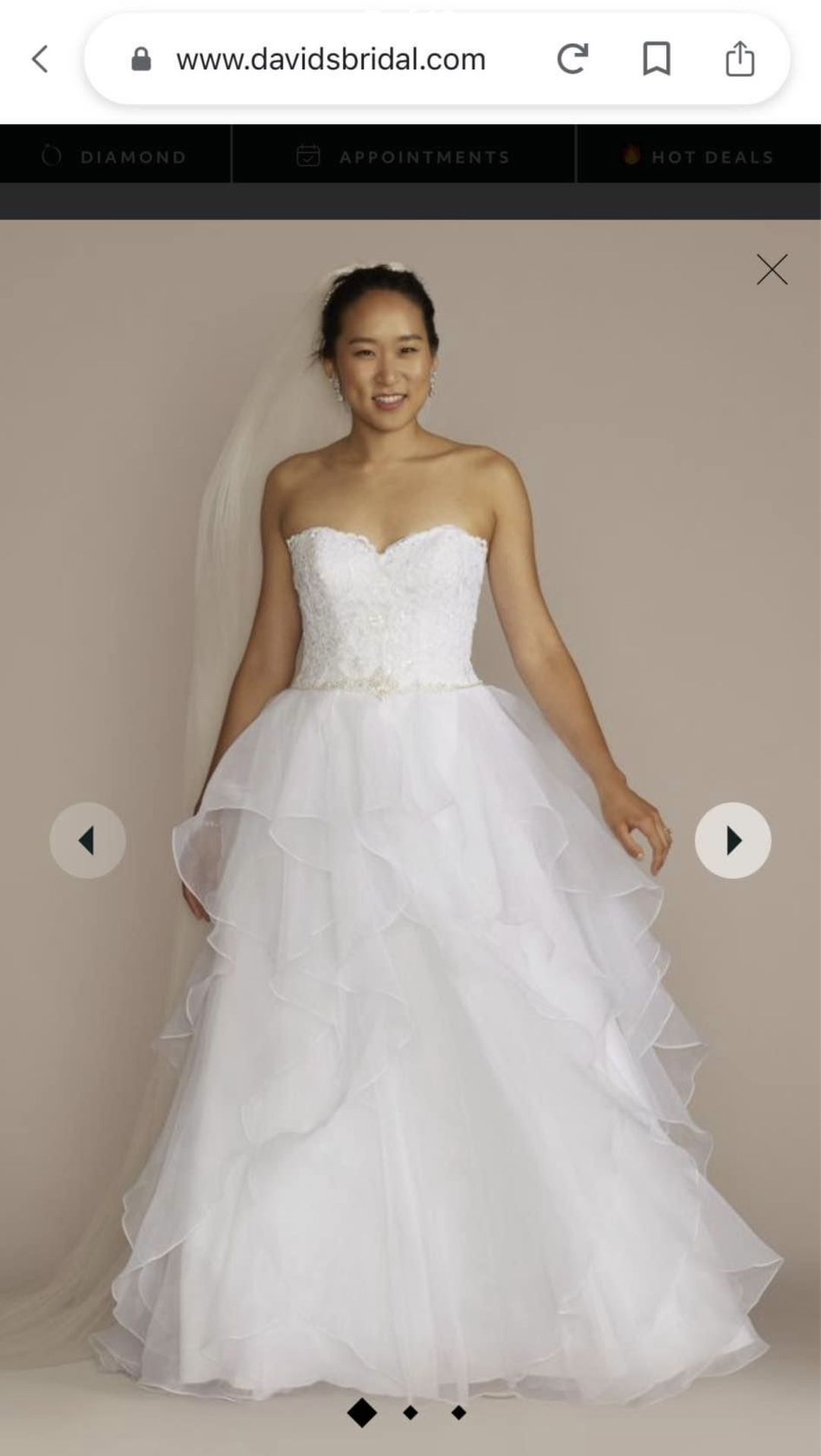 Wedding Dress Size 20W