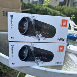 2 For JBL Flip 6 - Portable Bluetooth Speaker, powerful sound and deep bass, IPX7 waterproof, 12 hours of playtime, JBL PartyBoost for multiple speake