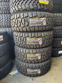 35x12.50r17 BlackHawk 4 new tires installed and balanced