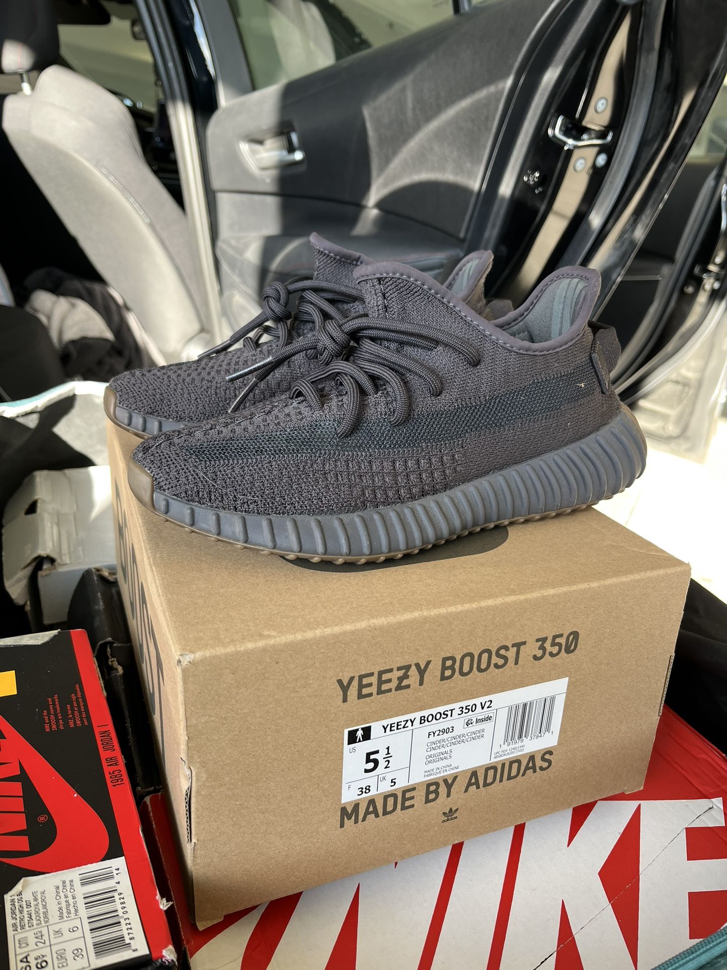 Cinder Yeezys Sz 5.5
