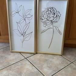 Set of wall paintings, wall art