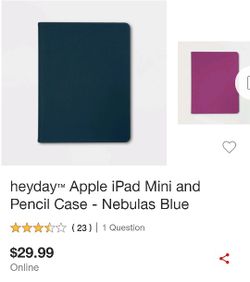 Brand New Blue Dark Teal iPad Mini 5 Case