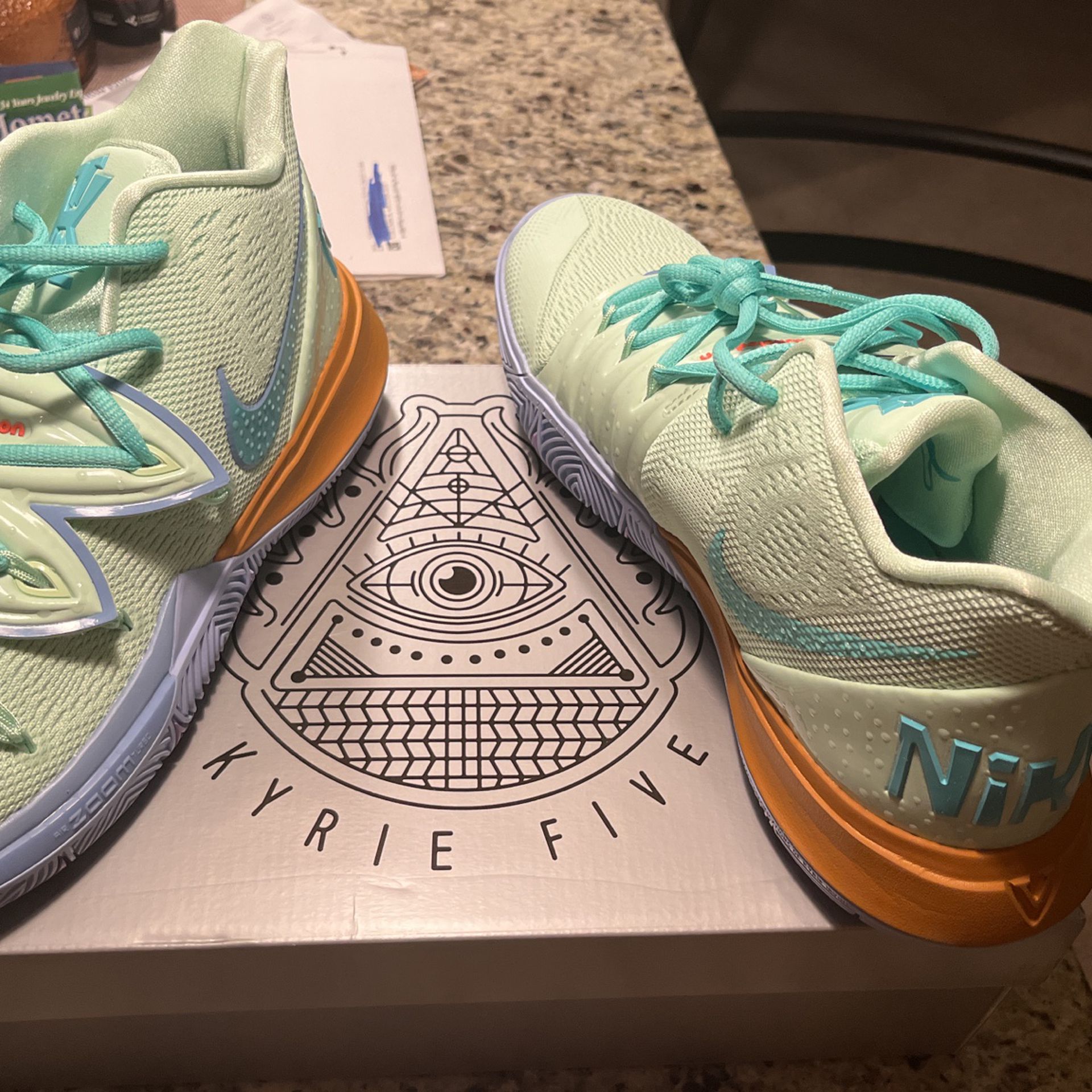 Kyrie irving 5 Squidward shoes for Sale in Columbus, GA - OfferUp