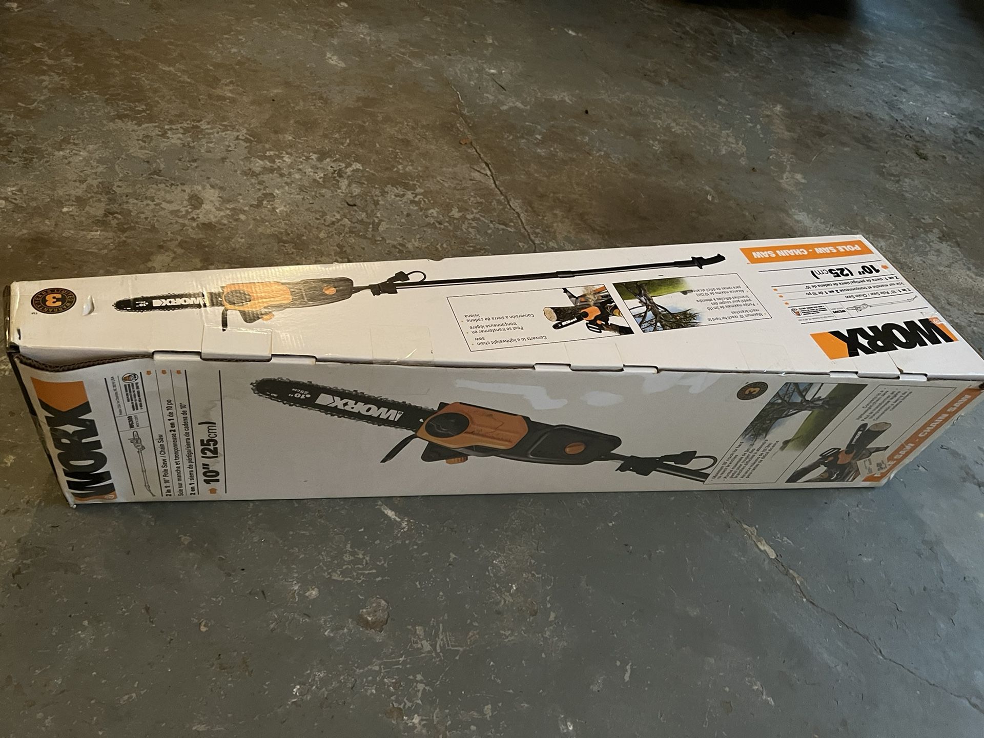 WORX WG309 Chain Saw With Pole