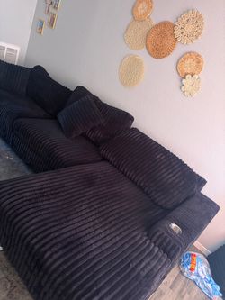 Black couch