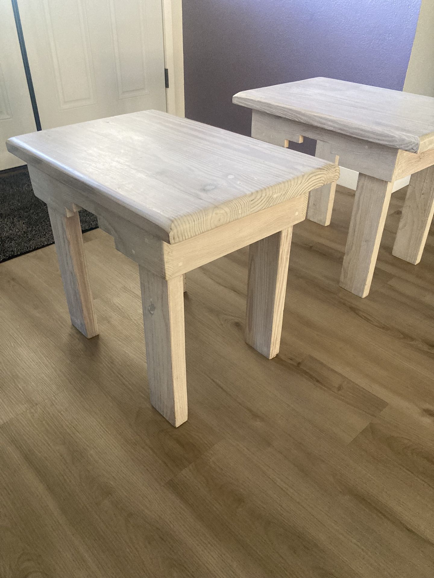 Solid Pine End Tables