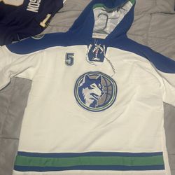 Timberwolves Jersey Hoodie 