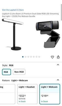 LitraBeamLX& Webcam