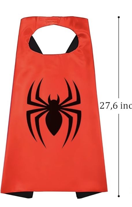 Double sided Kids super heroes cape