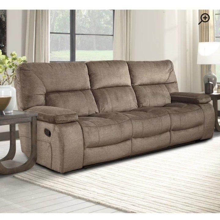 Aleeccia 86.5'' Upholstered Reclining Sofa