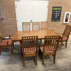 Dining Table w/6 chairs