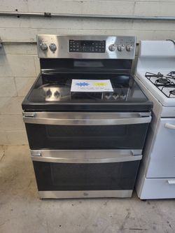 🌶Hot Sale! 2022 GE Double Oven Stove - Warranty Included
