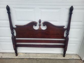 Beautiful antique double bed