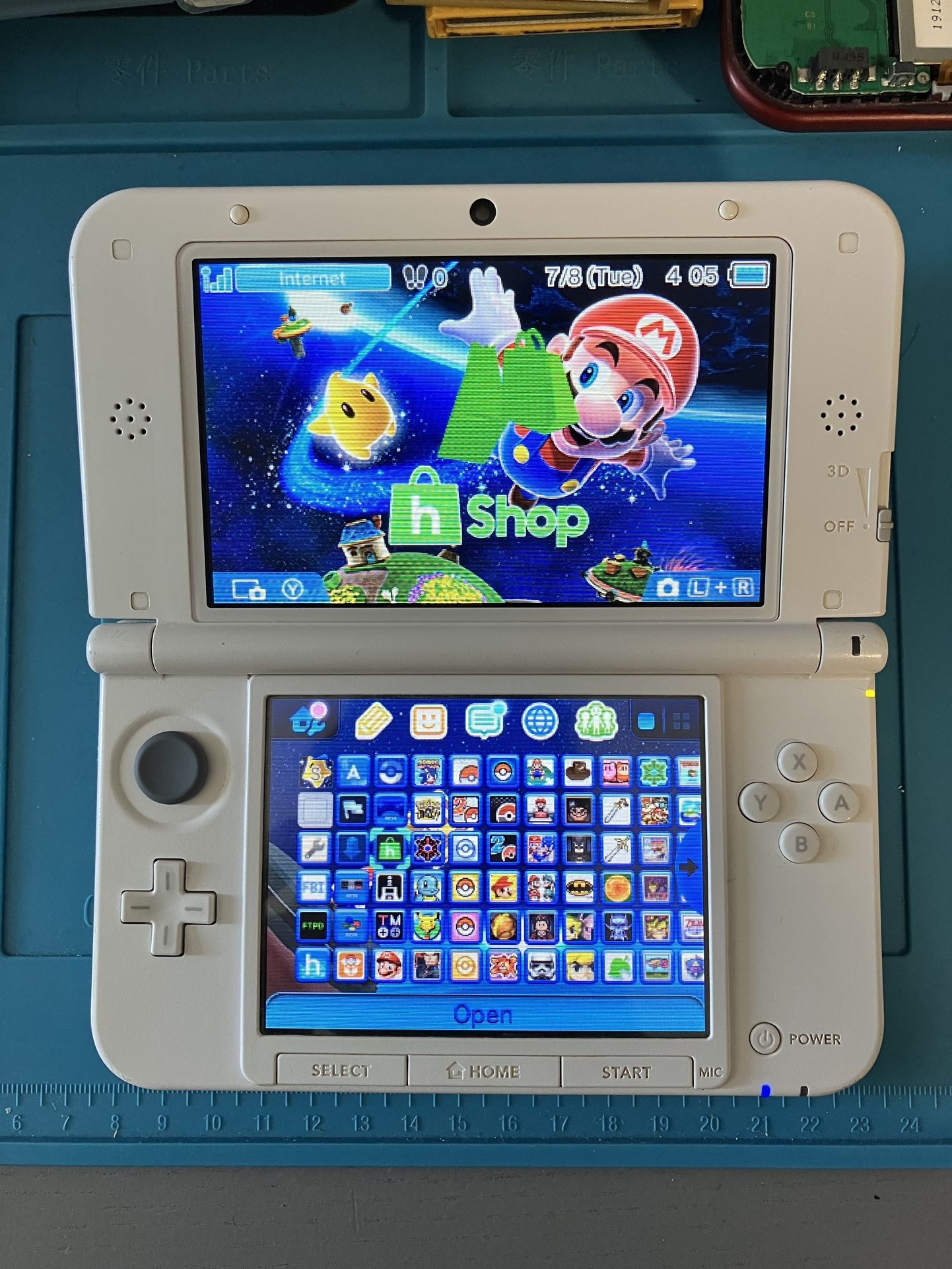 Nintendo Mint 3DS XL With Pokemon Bank, Pokemon DS, Stylus, 64 GB SD Card