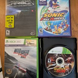 4 XBox Games $15