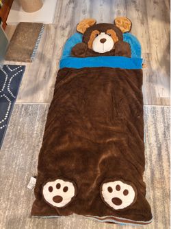 Toddler bear sleeping bag