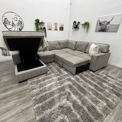 Sectional Couch Pull Out Sleeper - Free Delivery 