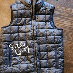 Boy Winter Vest Size 6-7