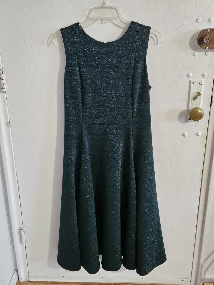 Calvin Klein Shimmering Green Dress