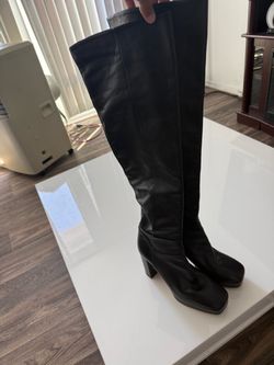 Zara leather boots