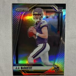 2024 Prizm JJ McCarthy Silver Prizm #400