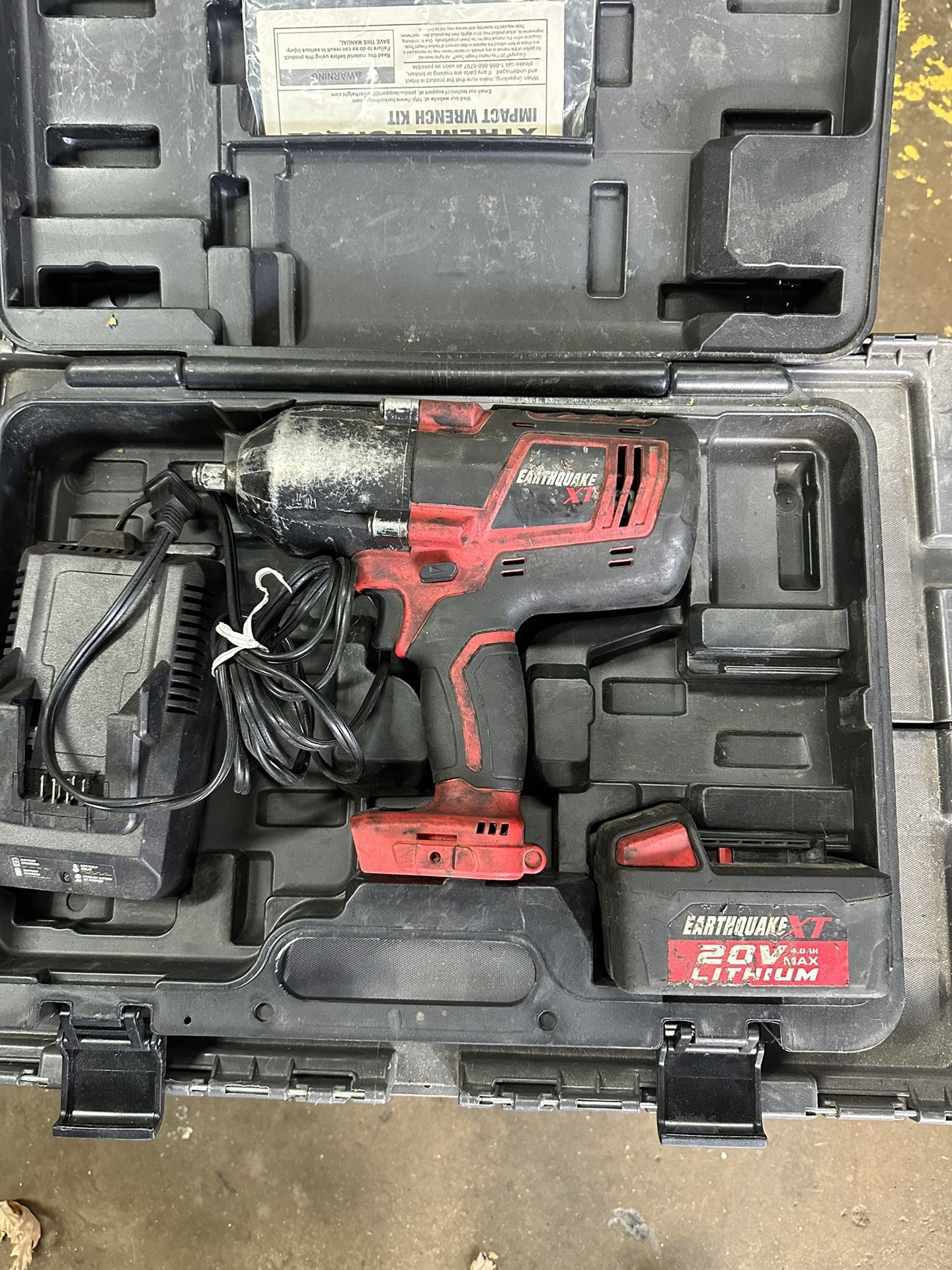 Earthquake Xt Impact Wrench
