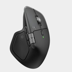 Logitech MX Master 4 for Mac, Ergonomic Bluetooth Mouse with Advanced Performance Haptic Feedback