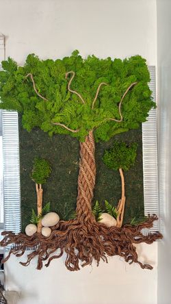 Artificial  moss preserved  paintings