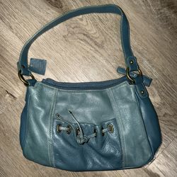 Genuine leather 2 tone purse