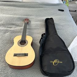 Oscar Schmidt Acoustic Beginner Guitar With Cover   