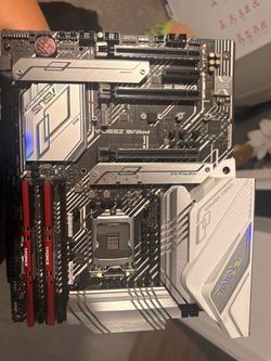 ASUS Prime Z590-A motherboard with 16GB (2x8GB) TeamGroup T-Force DDR4-3000MHz RAM