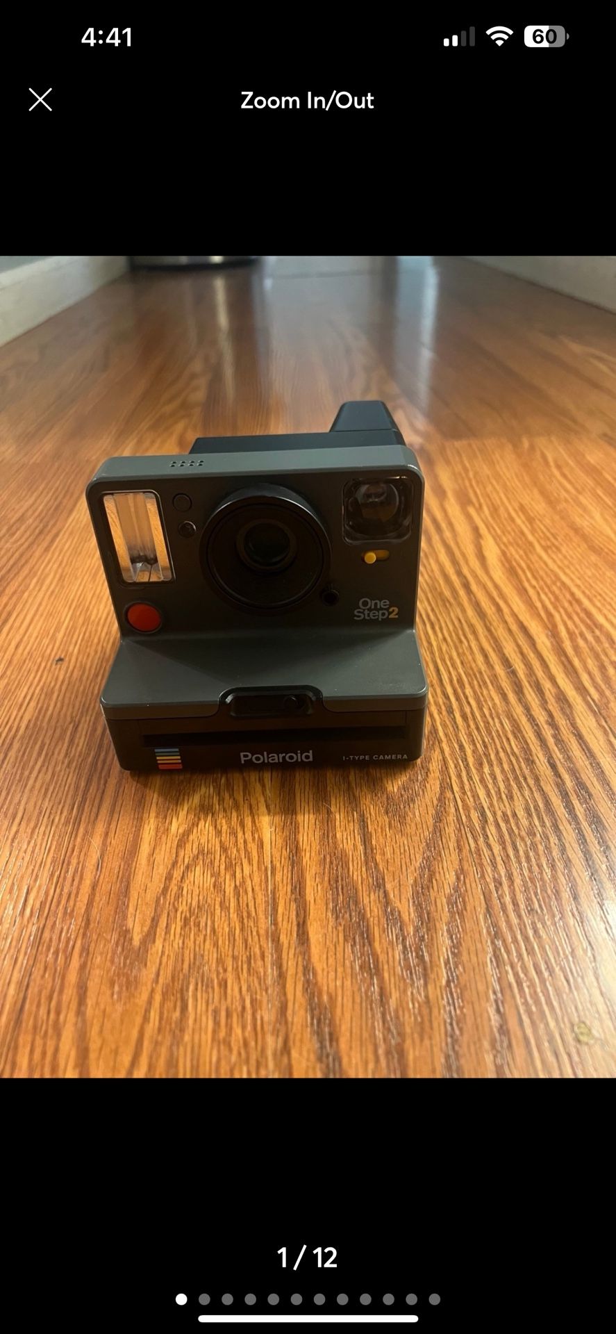 Polaroid OneStep 2 i-Type Instant Film Camera Black Built-in Flash