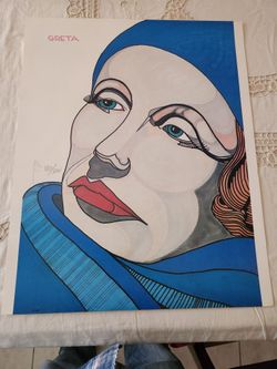 "Greta" By Ferdie Pacheco With Certificate