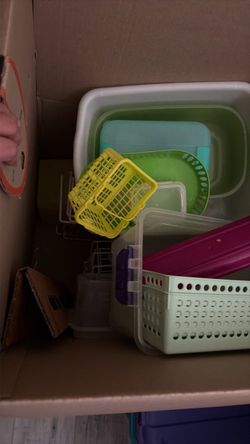 Kitchen organizers and tubs