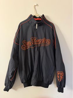 Vintage Majestic Dugout Jacket Men's 2XL Black San Francisco Giants SF MLB