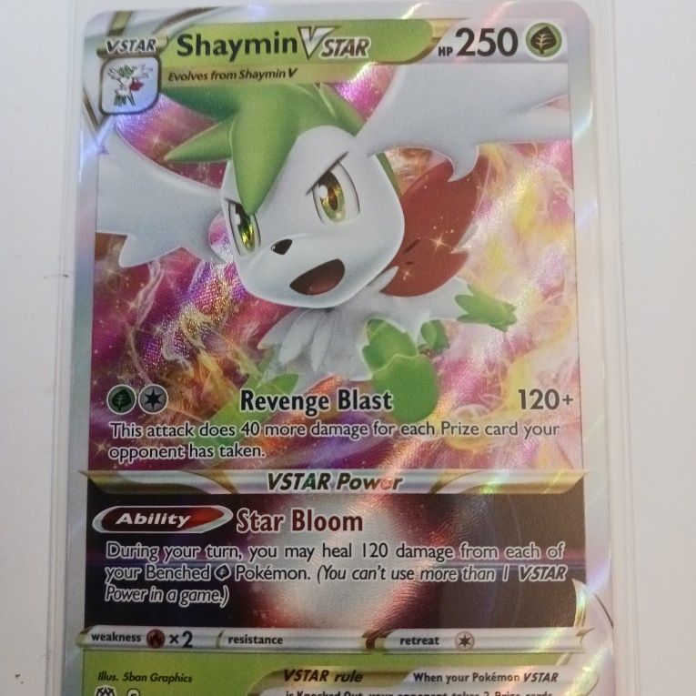 Pokemon TCG Shaymin V-Star 014 / 172 Brilliant Stars Halo Ultra Rare for  Sale in San Fernando, CA - OfferUp