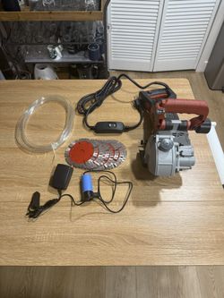 Electric Concrete Cutter W/8 - 5” Blades!! 🛠️ Never Used! 