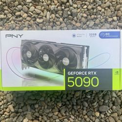 PNY Geforce RTX 5090 ARGB 32G OC GDDR7 PCI express 5.0 graphics card with triple fan 