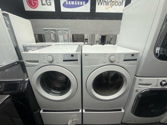 LG Front Load Washer and Dryer Set “27 ( Lavadora y secadora )
