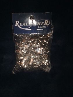 REALEATHER  MEDIUM NICKEL RIVETS
