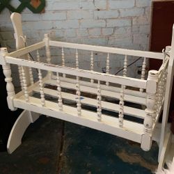 Vintage baby cradle
