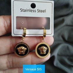 Designer Versace Earrings 