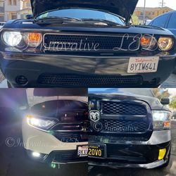 Led Headlights Size 9007 Luces 6000k Bright Glacier White
