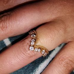 24K 1/4 Carat Diamond Engagement Ring