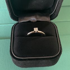 Engagement Ring Tiffany’s Diamond Platinum Ring Size 5