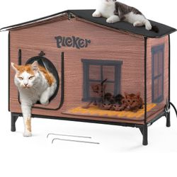 Heated Cat House for Outside: