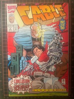 Cable Blood and Metal #2 1992 Marvel Comics (Direct Edition)