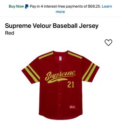 Supreme Baseball Jersey